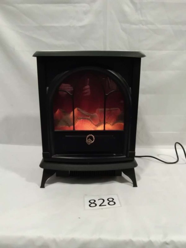 lot 828 electric fire - Image 2