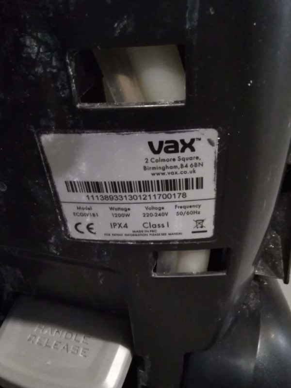 lot 832 carpet cleaner rapid power pro vax - Image 4