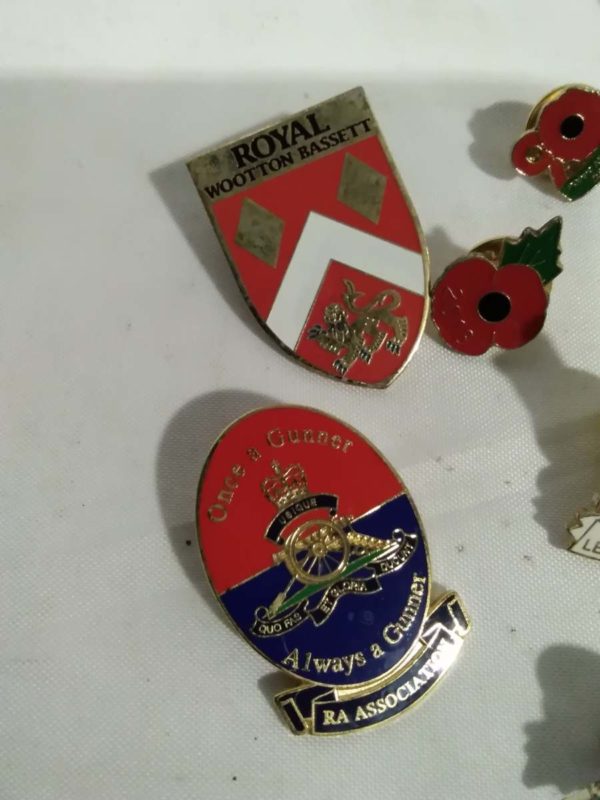 lot 838 military themed pin  badges - Image 7