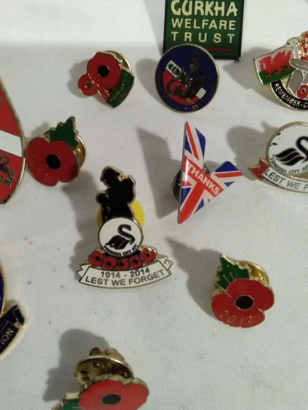 lot 838 military themed pin  badges - Image 6