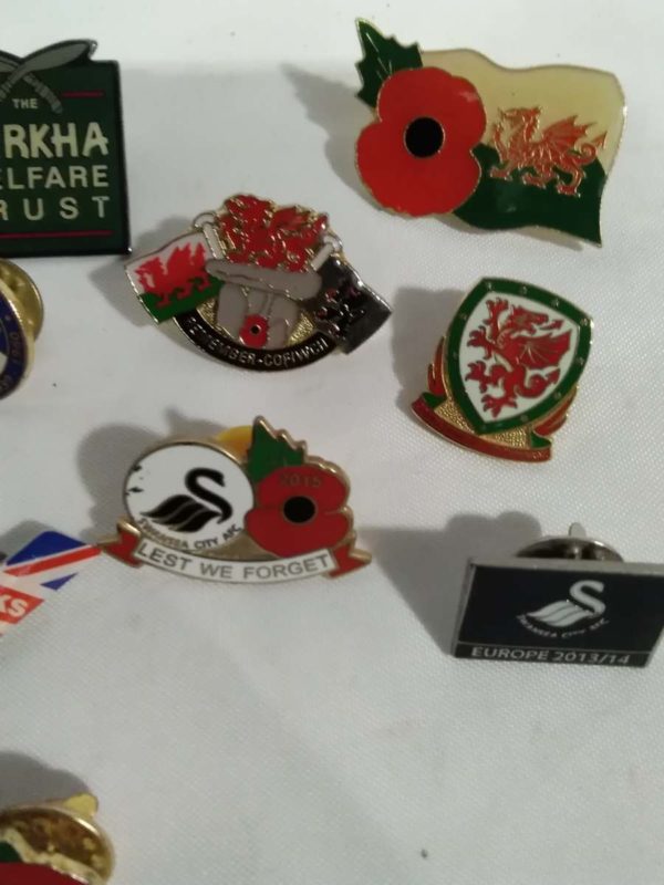 lot 838 military themed pin  badges - Image 5