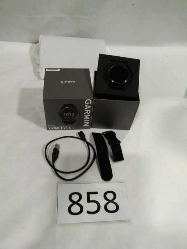 lot 858 Garmin Vivo-active 4 Smart watch