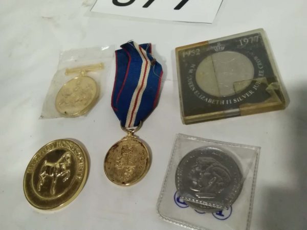 lot 877 various medals & coins - Image 2