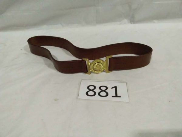 lot 881 Irish Guards Belt