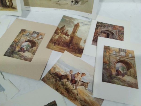 lot 885 various prints inc some book pages prints - Image 2