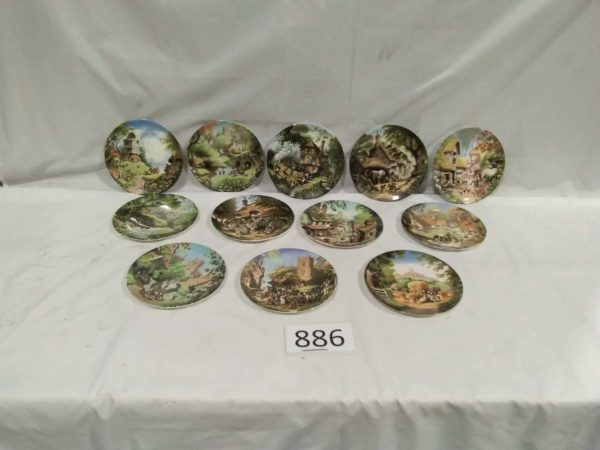 lot 886 12 limited edition Coalport collectors plates