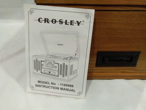 lot 890 Crosley radio, record player, cassette & CD - Image 3