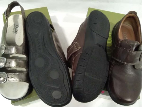 lot 891 2 pairs of Hotter shoes size 6 1/2  velcro & buckle (unused ) - Image 3