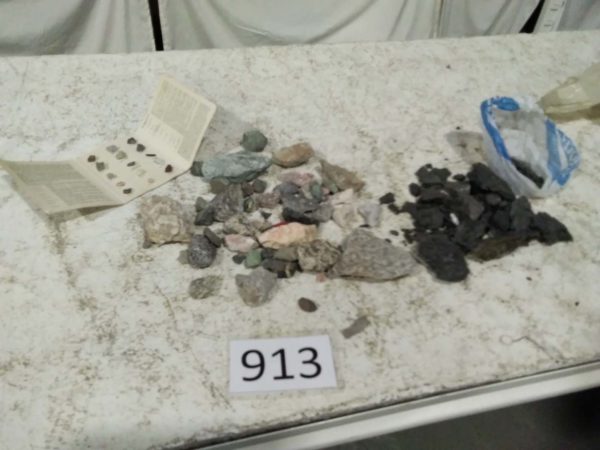 lot 913 assorted rocks & stones