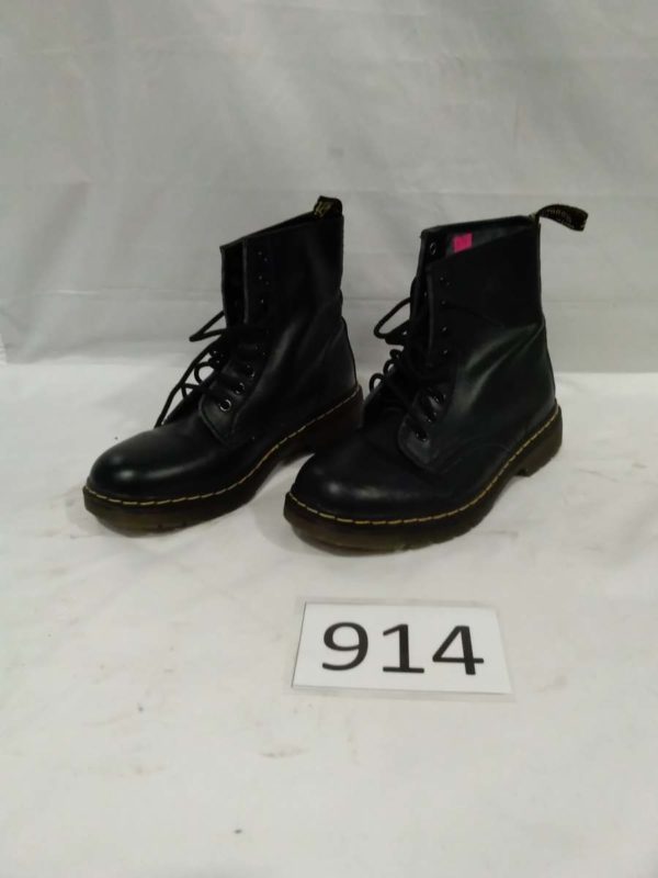 lot 914 black boots size 43 - Image 2