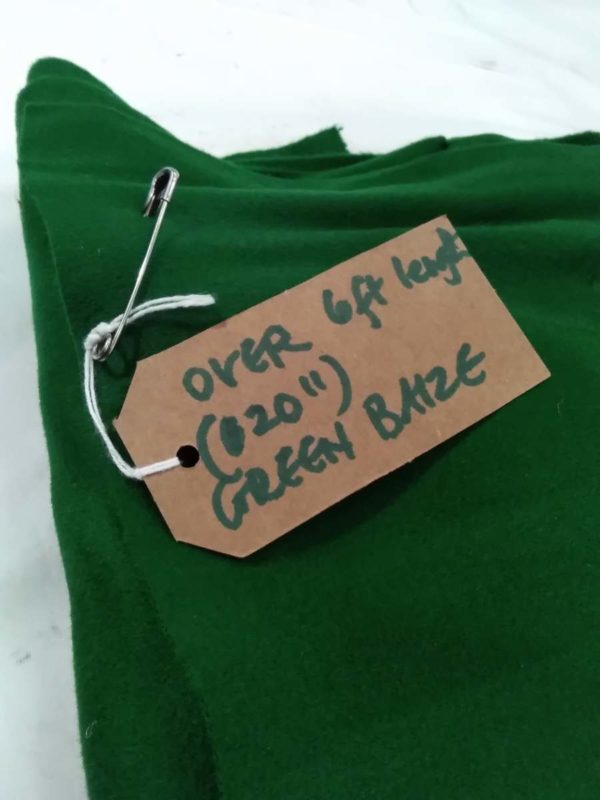 lot 922 6ft length of green baize cloth for lining boxes etc - Image 4