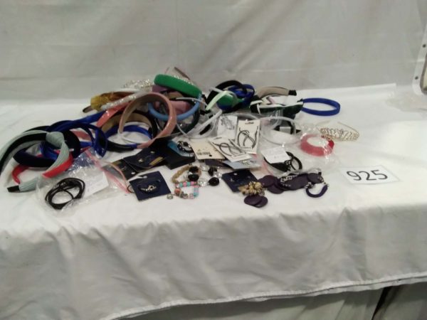 lot 925 headbands & accessories (unused)