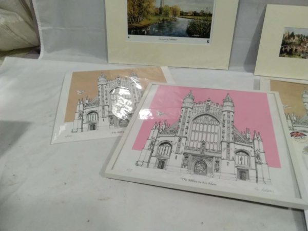 lot 932 Bath & Salisbury mounted prints - Image 4