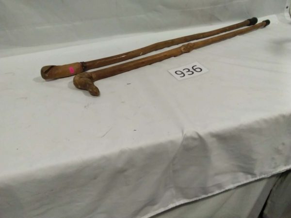 lot 936 2 walking sticks