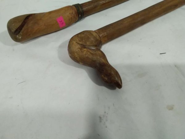 lot 936 2 walking sticks - Image 2