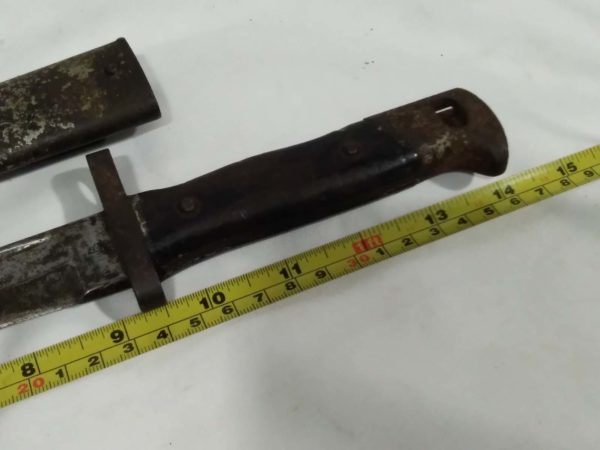 lot 942 German WWI Mauser bayonet with stamp - Image 3