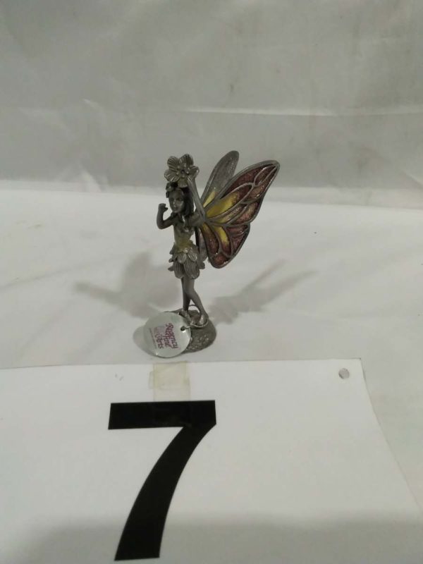 lot 007 Regency Fine Arts ornamental pewter fairy - Image 2