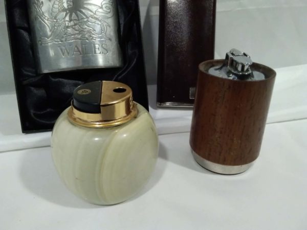 lot 063 2 hip flasks & 2 lighters - Image 4