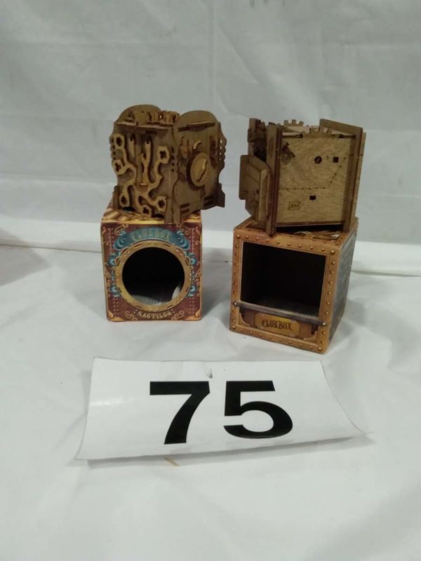 lot 075 2x clue box escape room games - Image 2