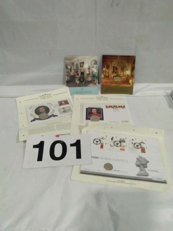 lot 101 royal themed collectable coins & stamps - Image 2