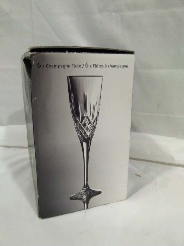 lot 103 boxed Royal Doulton crystal Champagne flutes x6 - Image 3