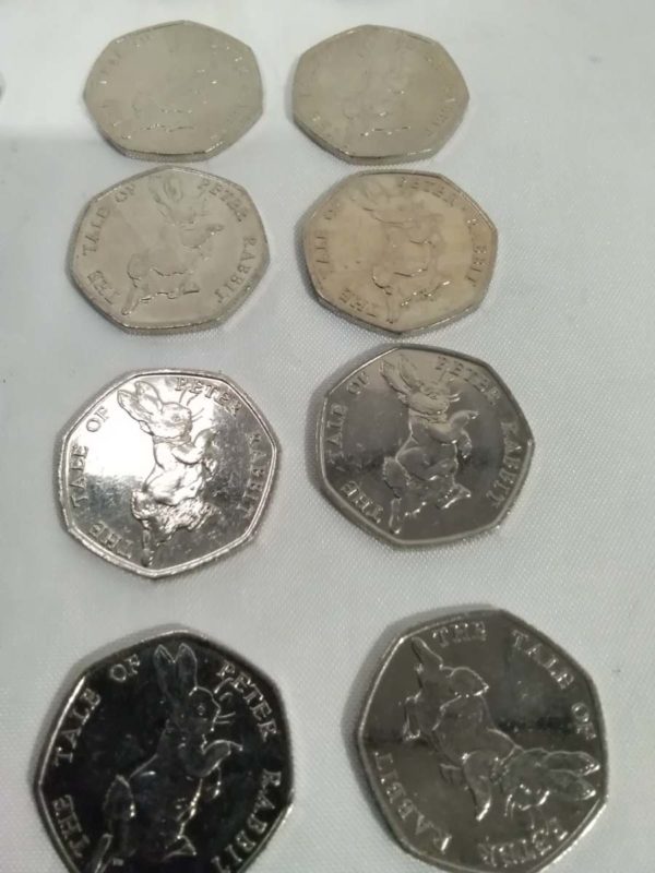 lot 137  £10 worth of The tale of Beatrix Potter & 50p coin of Peter Rabbit - Image 6