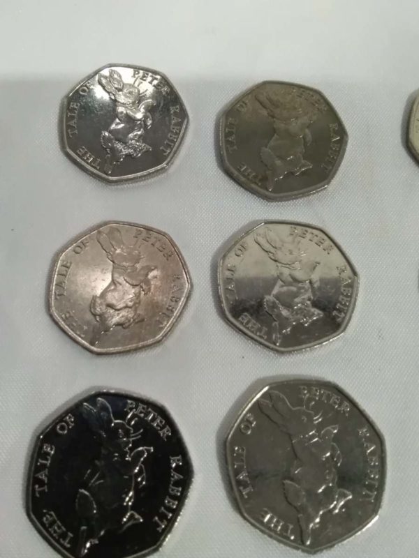 lot 137  £10 worth of The tale of Beatrix Potter & 50p coin of Peter Rabbit - Image 4