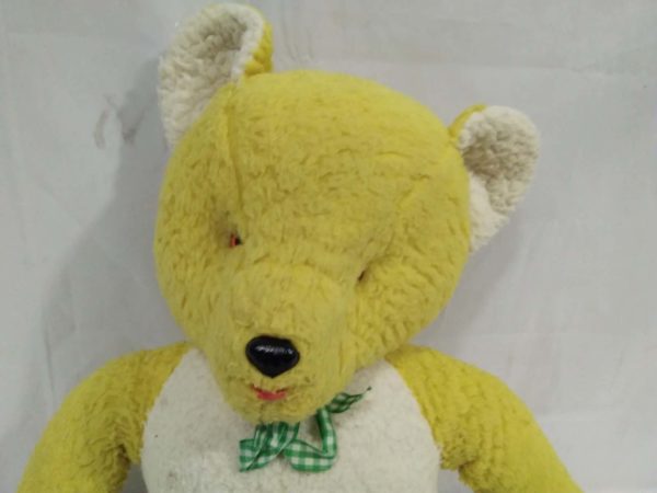 lot 161 vintage teddy bear with bell in ears - Image 5