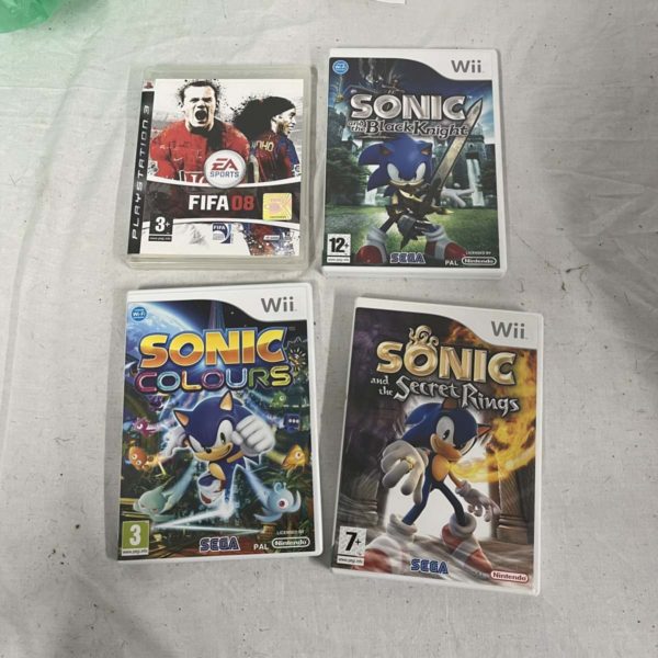 Lot 1090 – Wii + PS3 Games x4 Sonic Fifa (Fforestfach collection)