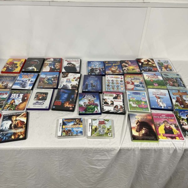 Lot 1098 – Assortment Of DVD’s (Mrs Browns Boys NEW) + 2 DS Games (Fforestfach collection)