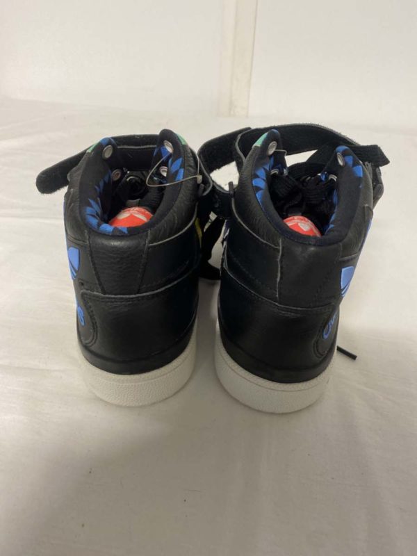 LOT 1040-ADIDAS HIGH TOPS SIZE UK 8.5 WITH TAGS - Image 4