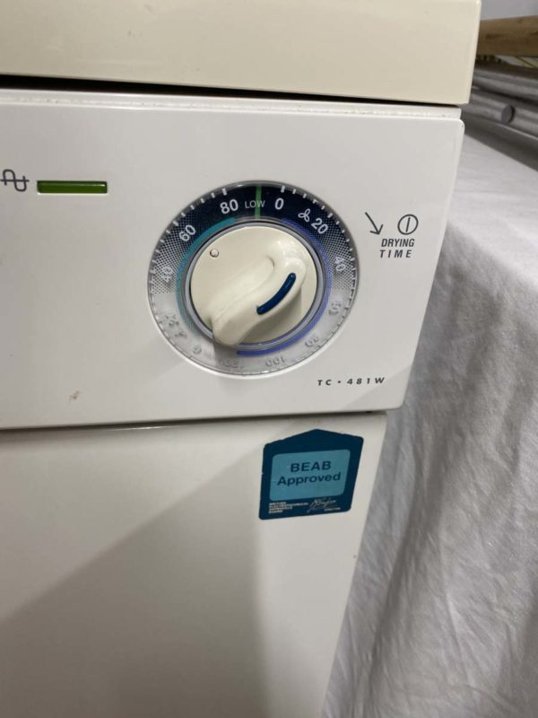 Lot NT1074 – Zanussi Condenser Tumble Dryer Tested (Fforestfach collection) - Image 3