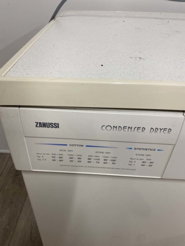 Lot NT1074 – Zanussi Condenser Tumble Dryer Tested (Fforestfach collection) - Image 4