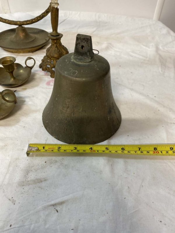 LOT LH1012-METAL ITEMS INC BRASS BELL - Image 2