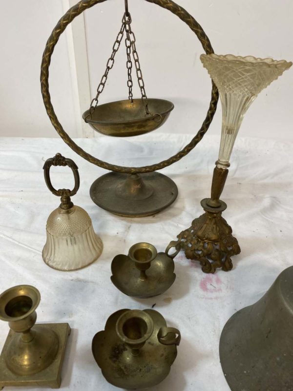 LOT LH1012-METAL ITEMS INC BRASS BELL - Image 4