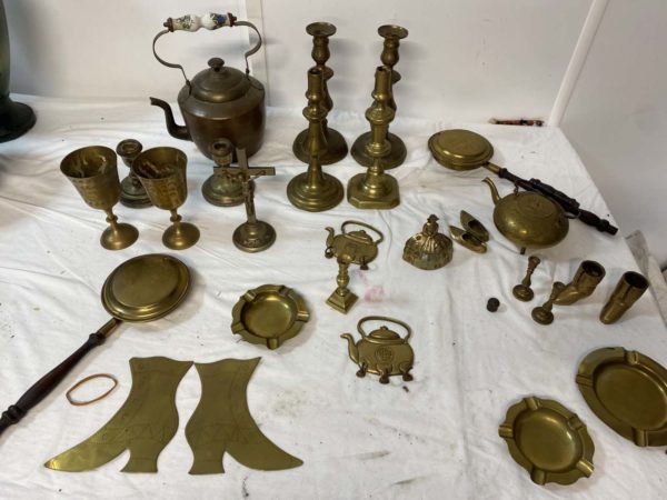 lot LH1000-MIXED BRASS AND METAL WARES -7 KILOS