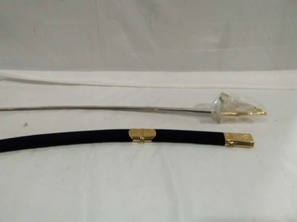 lot 196 Seiki ceremonial 24ct gold plated Scimitar sword - Image 4