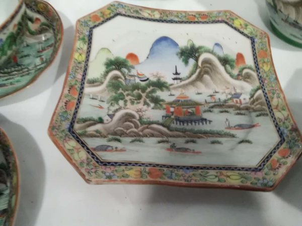 lot 201 Oriental tea set - Image 6