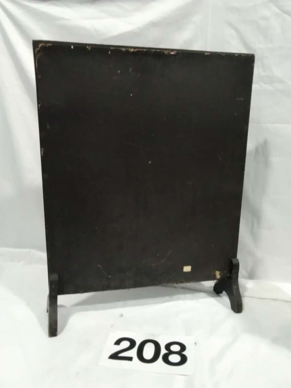 lot 208 wooden fire screen & retro magazine rack - Image 3