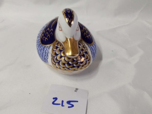 lot 215 Royal Crown Derby Duck paperweight – 1st quanlity gold stopper - Image 4