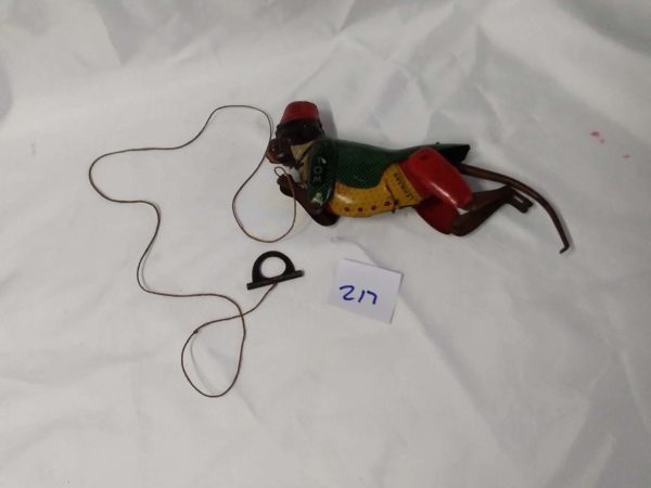 lot 217 vintage Lehmann tinplate toy – Tom The Monkey