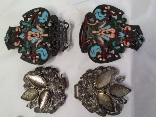 lot 229 collection of 4 vintage belt buckles - Image 4