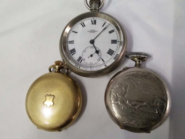 lot 230 collection of vintage pocket watches ( please rebid item ending too early) - Image 6