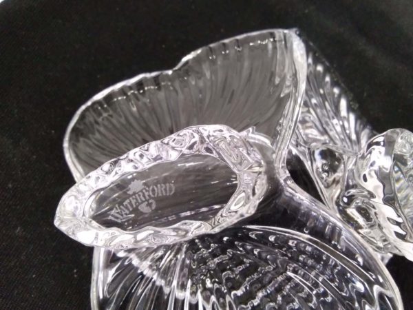 lot 231 collectable pair of Waterford crystal crystal glass butterflies - Image 3