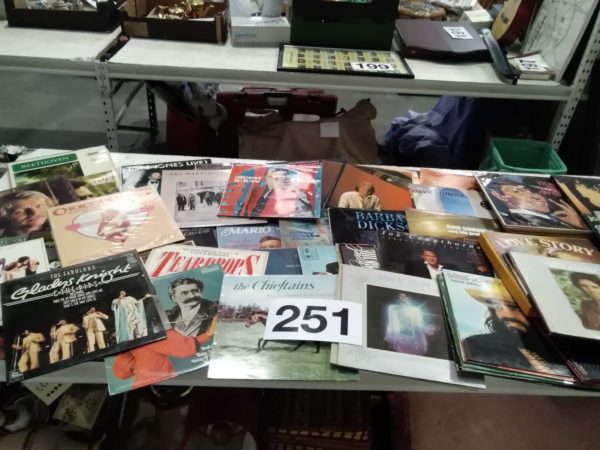 lot 251 quantity of records