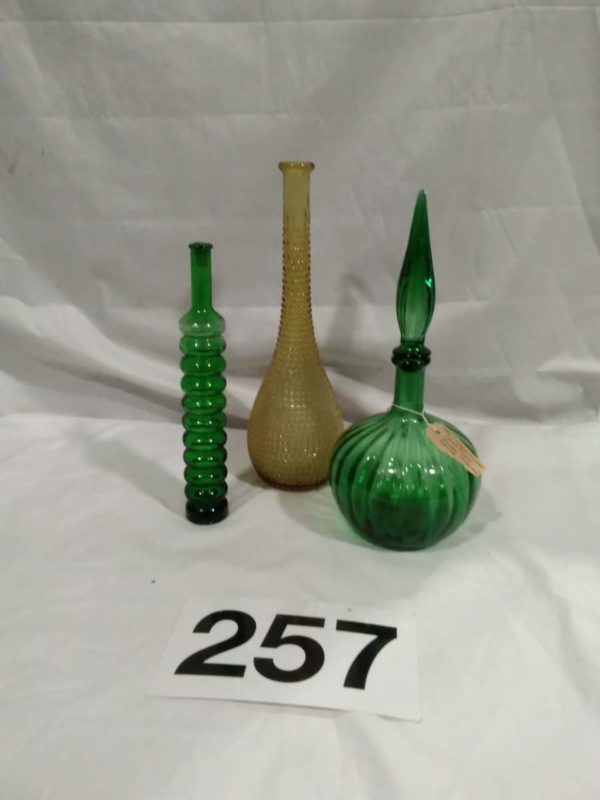 lot 257 3 Genie bottles - Image 2