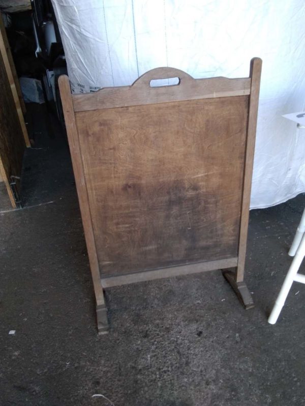 lot 271 bamboo plant stand & fire screen - Image 2