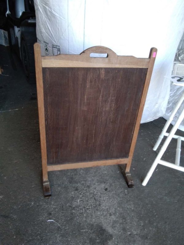 lot 271 bamboo plant stand & fire screen - Image 3