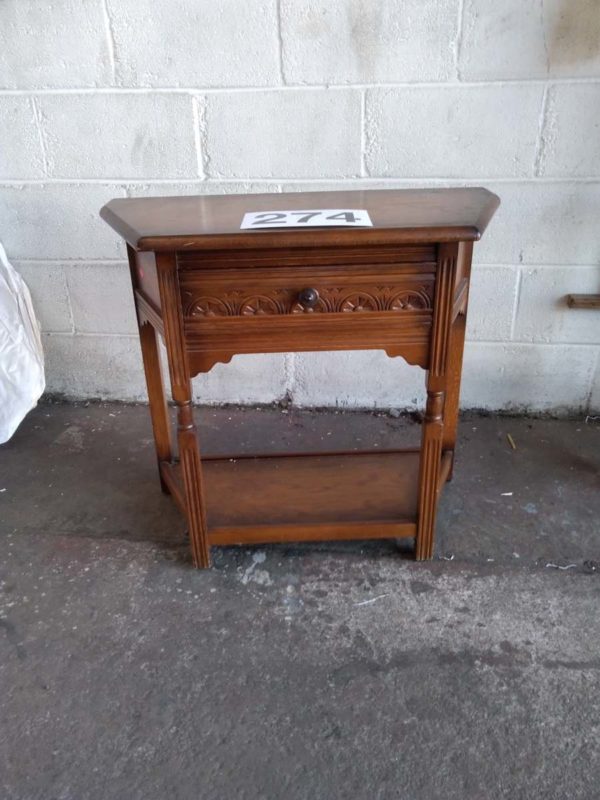 lot 274 oak side/hallway table