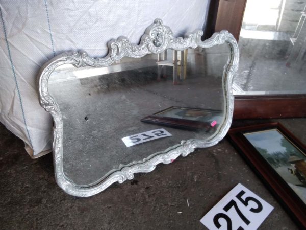 lot 275 2 x large mirrors & a framed picture - Image 2